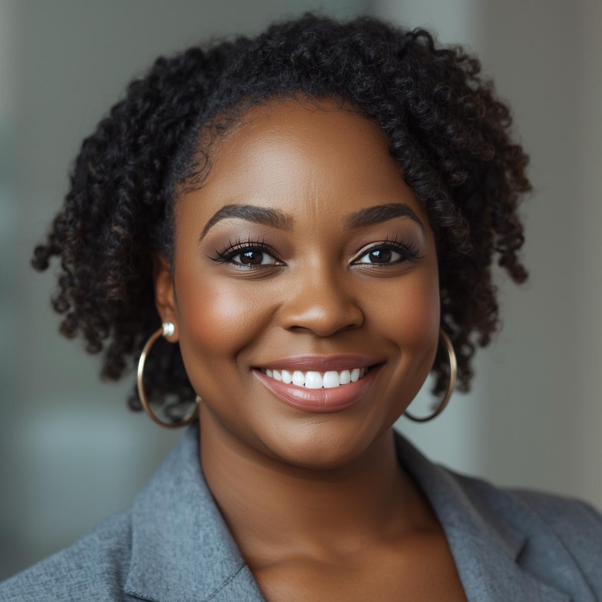 create a profile picture for a woman small business owner african, it should be square (1)